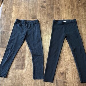 2 pairs of Kids Black Leggings